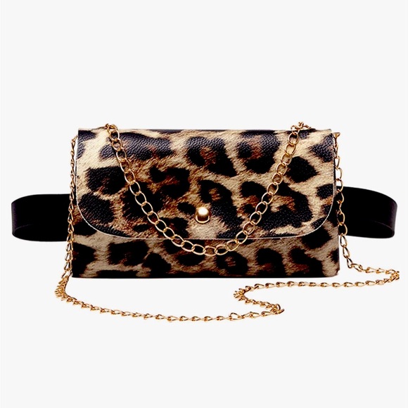 AOXIANG Handbags - ☀️3 for 20$☀️ AOXIANG Small Leopard (PU Leather) Crossbody Bag Purse Waist Bag